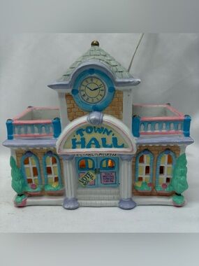Cottontail Lane Midwest Cannon Falls Lighted Town Hall Easter Village⭐️